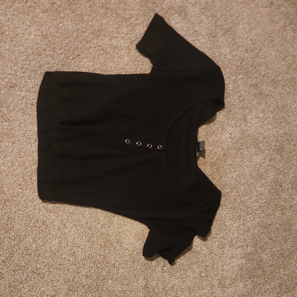 Black Women's Crop Top